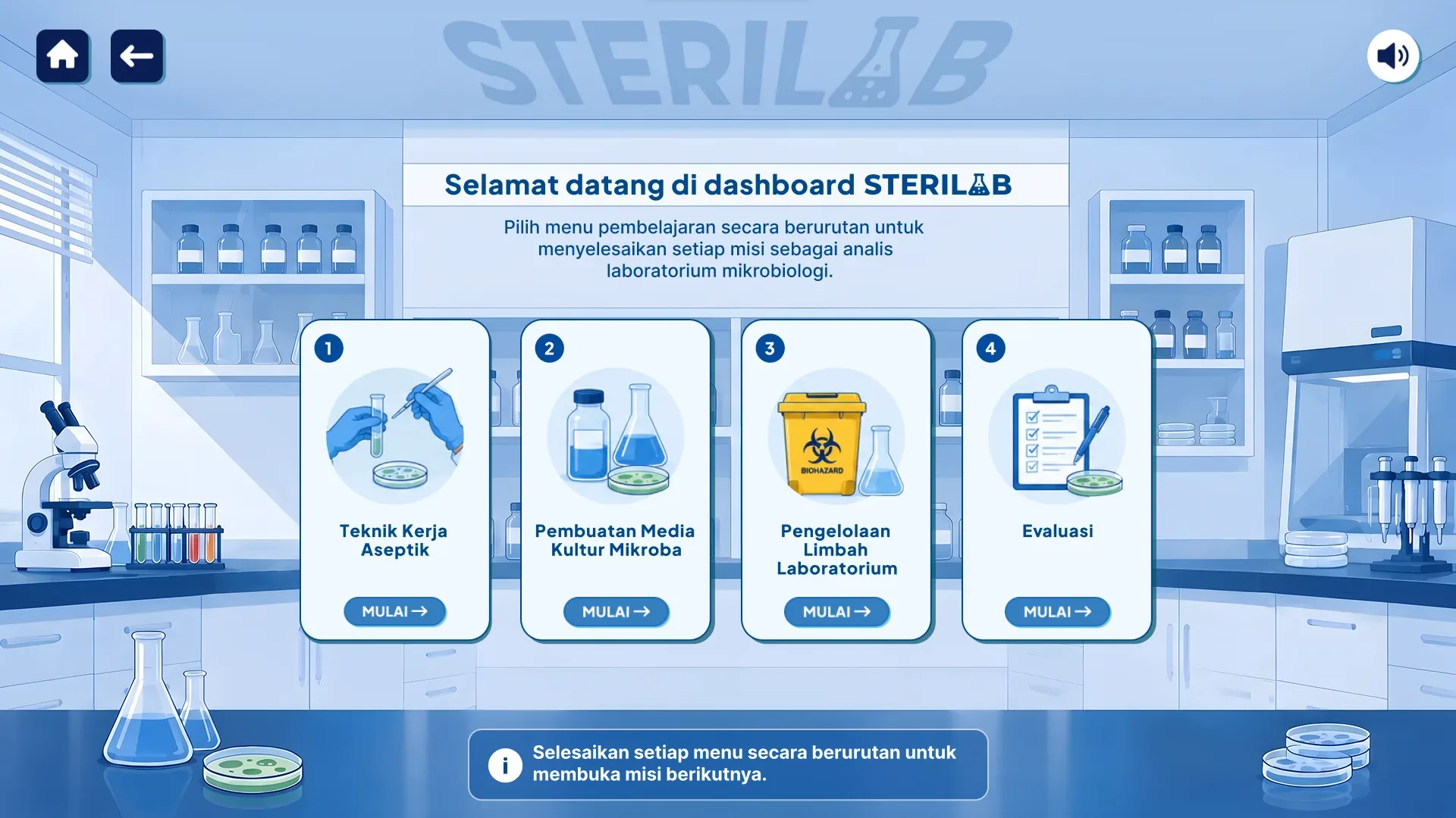 SteriLab, screenshot 2 of 6