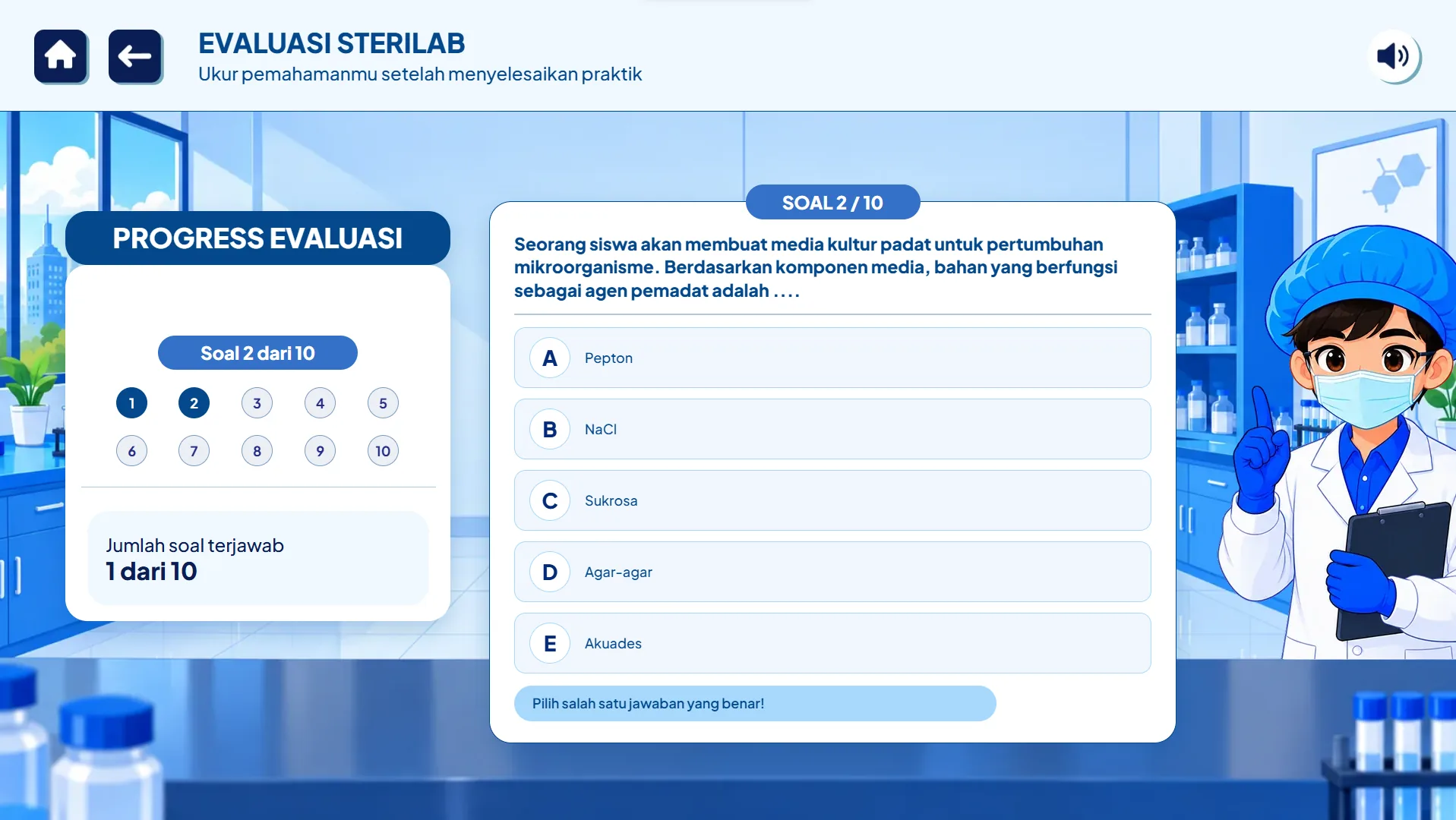 SteriLab, screenshot 6 of 6
